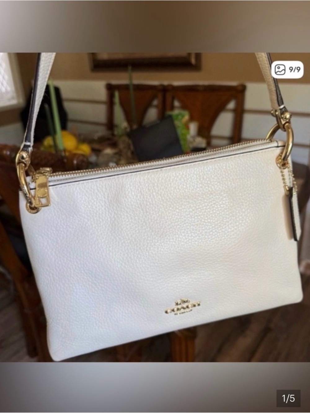 Coach Mia Pebbled Leather Crossbody Bag